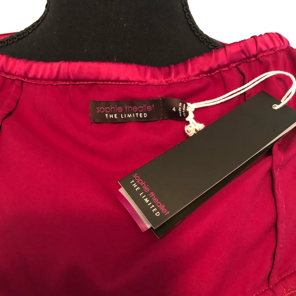 Limited, Red Lace Dress, Satin Lined, Size 4, NWTS - Picture 8 of 8